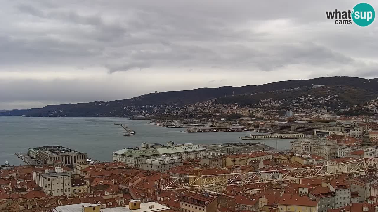 Webcam Trieste –  Vista desde el santuario Monte Grisa