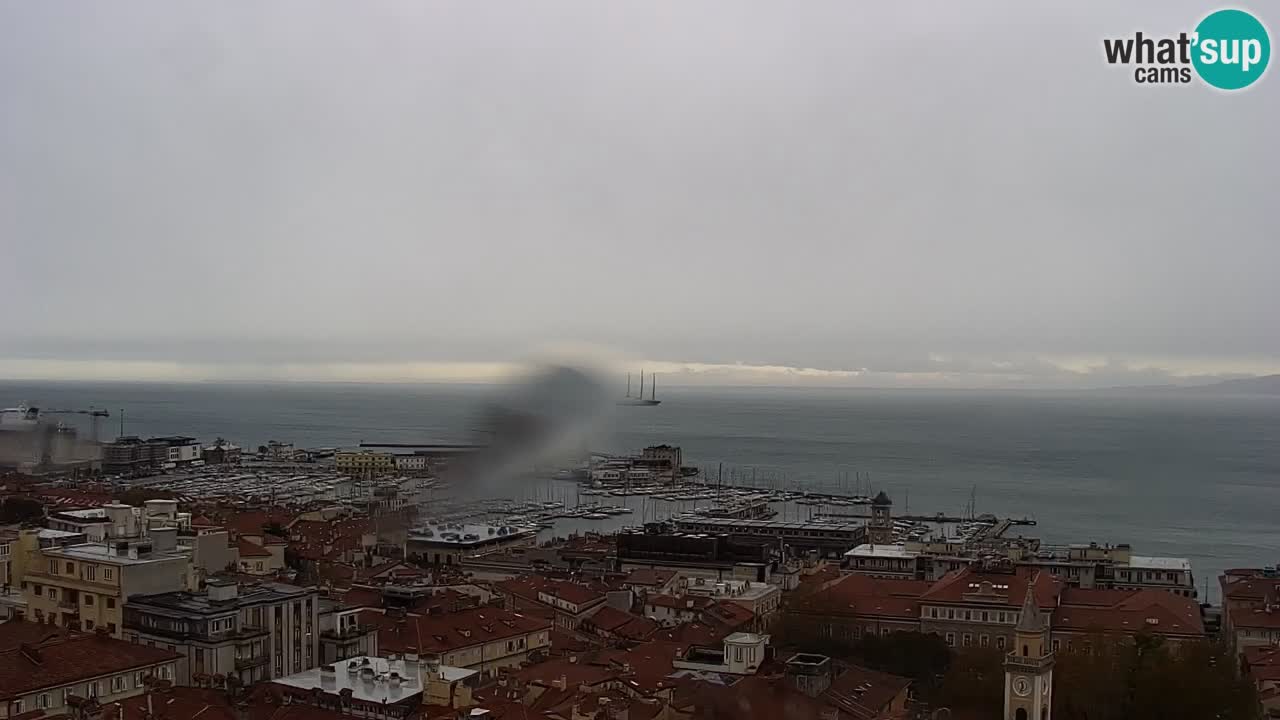 Webcam Trieste –  Vista desde el santuario Monte Grisa