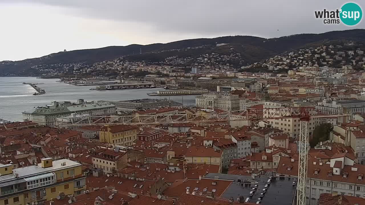 Webcam Trieste –  Vista desde el santuario Monte Grisa