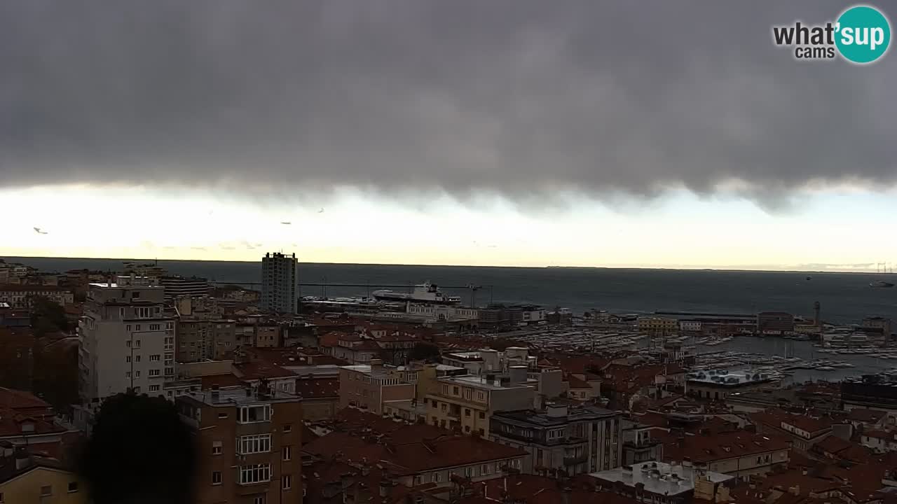 Webcam Trieste –  Vista desde el santuario Monte Grisa