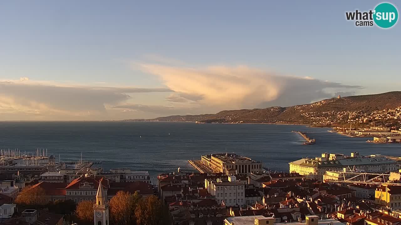 Spletna kamera Trst – pogled s svetišča Monte Grisa