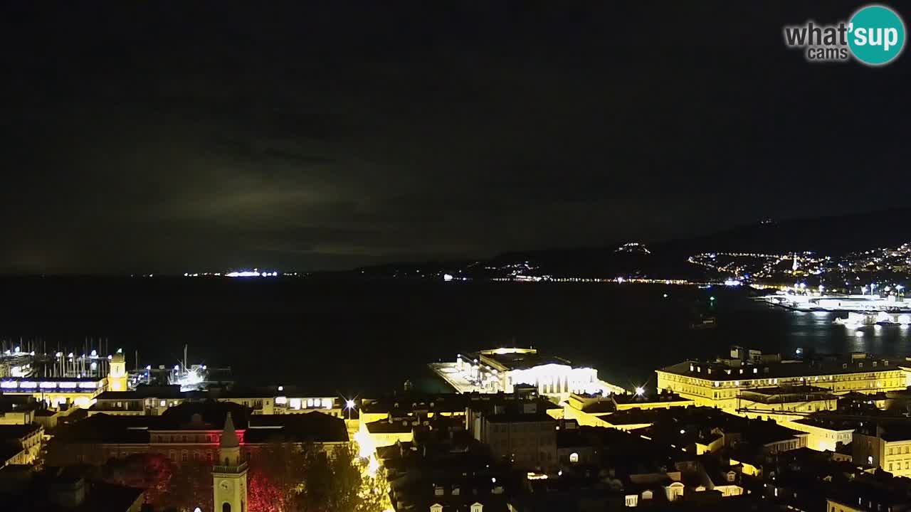 Webcam Trieste –  Vista desde el santuario Monte Grisa