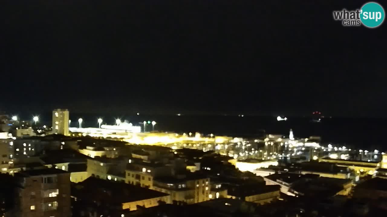 Webcam Trieste –  Vista desde el santuario Monte Grisa