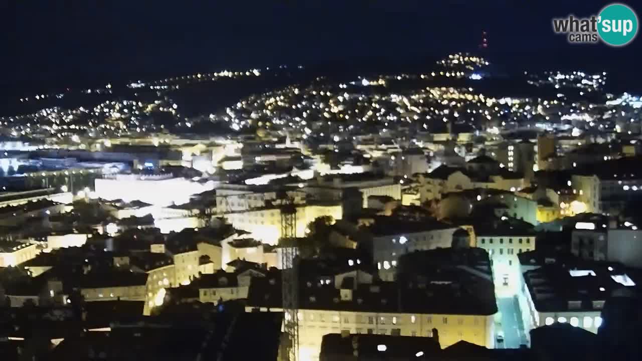 Webcam Trieste –  Vista desde el santuario Monte Grisa