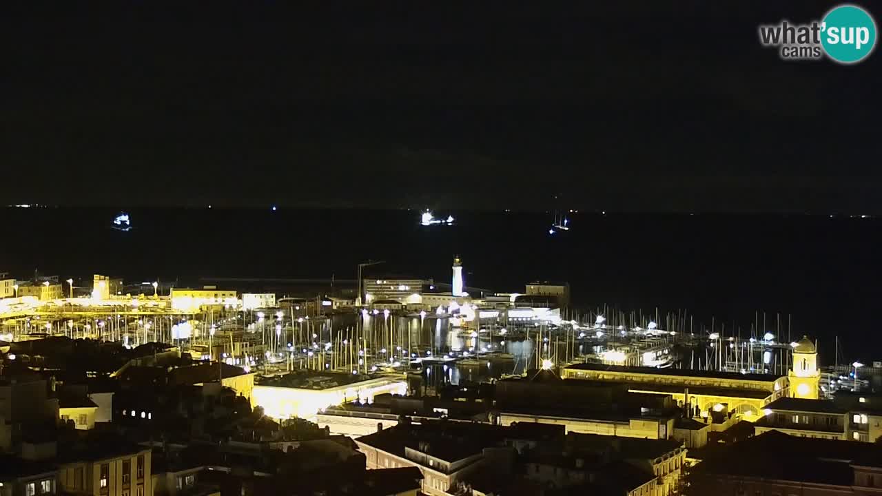 Webcam Trieste –  Vista desde el santuario Monte Grisa