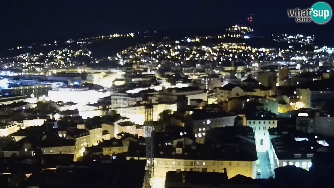 Webcam Trieste –  Vista desde el santuario Monte Grisa