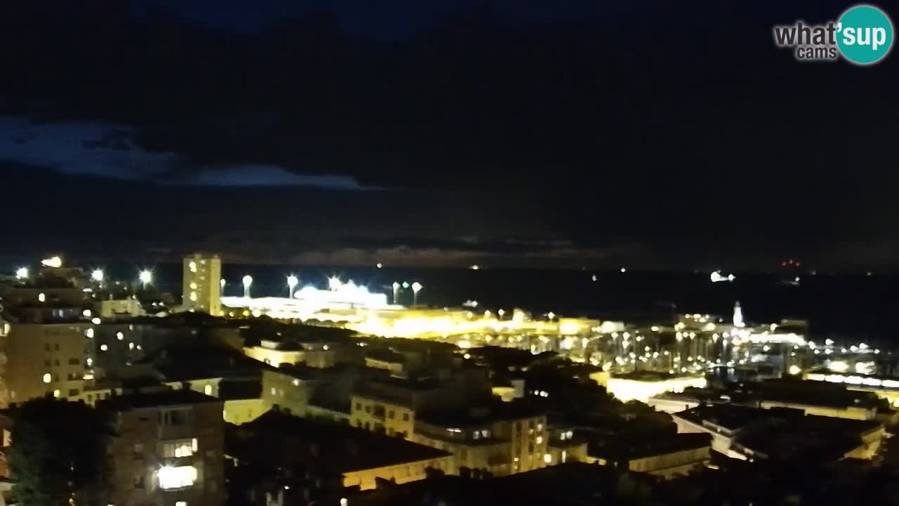 Webcam Trieste –  Vista desde el santuario Monte Grisa