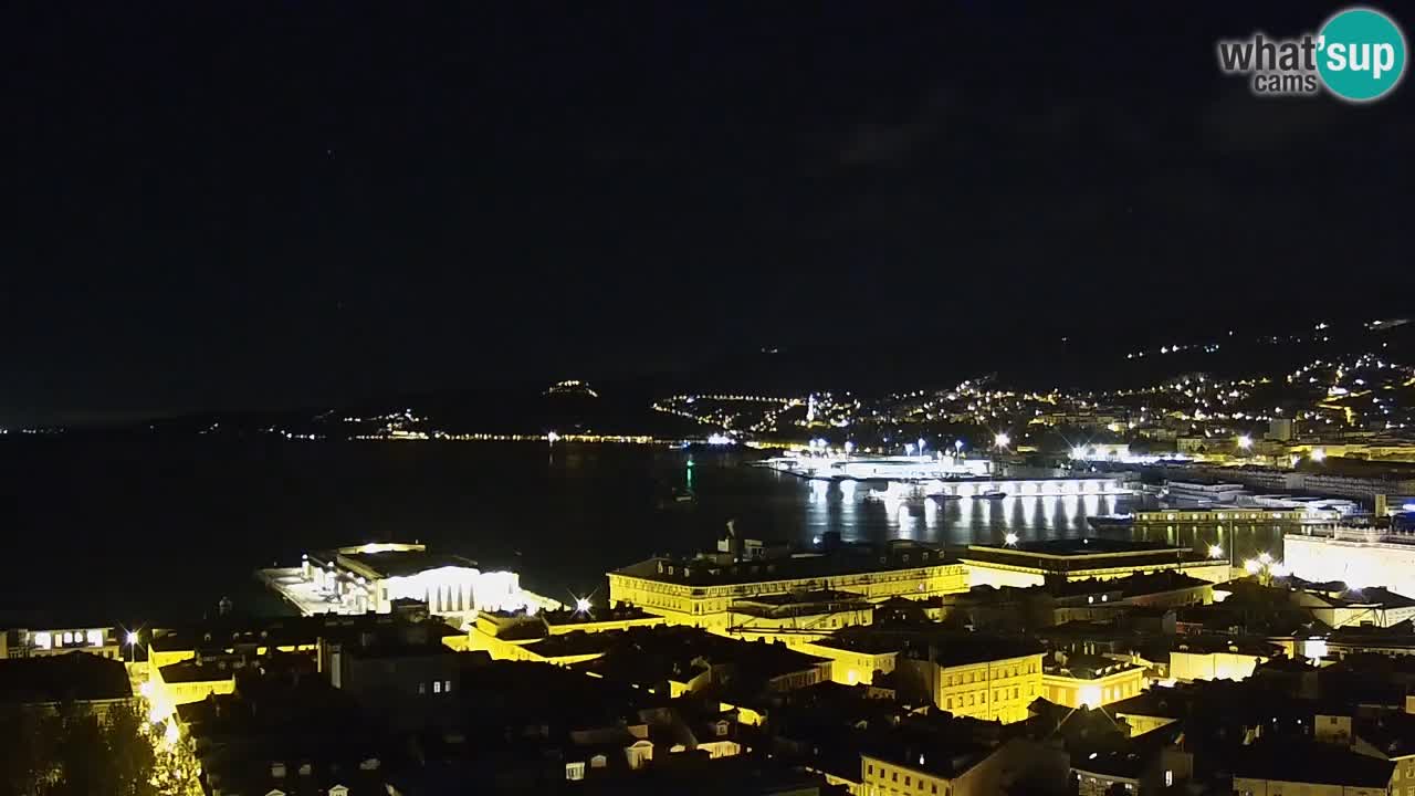 Webcam Trieste –  Vista desde el santuario Monte Grisa