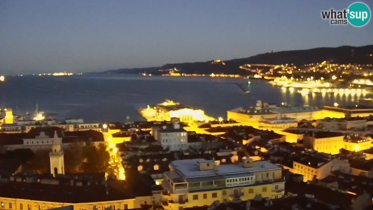 Webcam Trieste – Panorama dal Santuario Monte Grisa