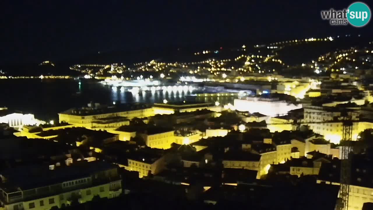 Webcam Trieste –  Vista desde el santuario Monte Grisa