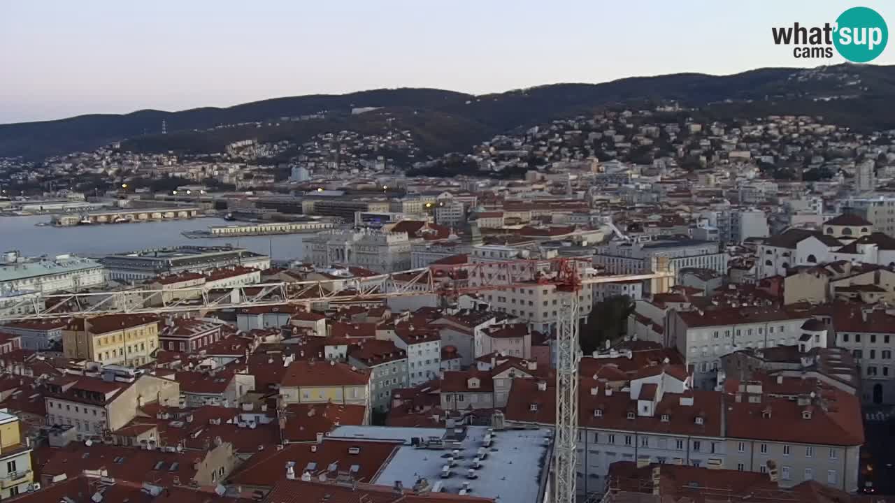 Webcam Triest – Blick vom Heiligtum Monte Grisa