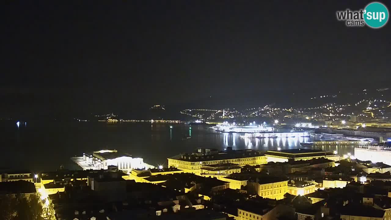 Webcam Trieste –  Vista desde el santuario Monte Grisa