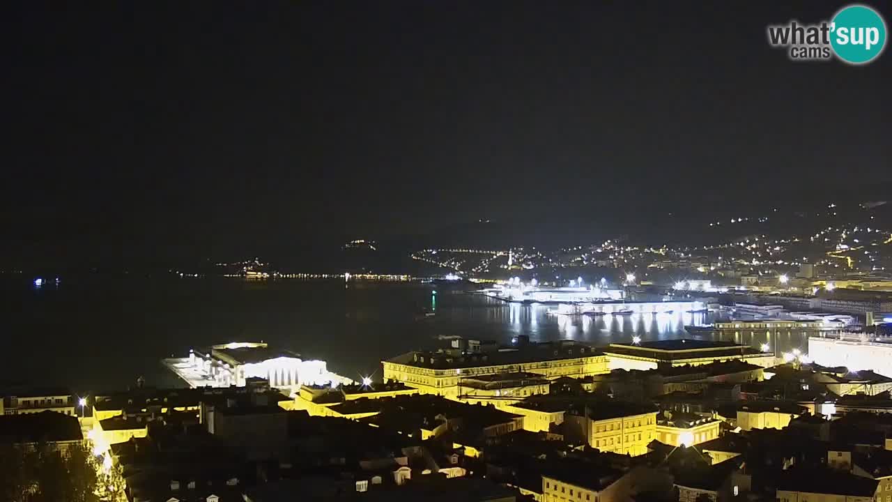 Webcam Trieste –  Vista desde el santuario Monte Grisa