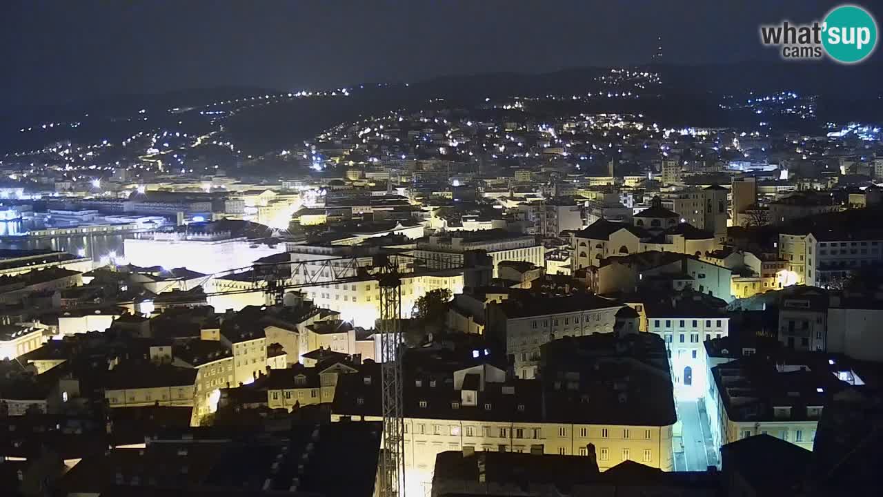 Webcam Trieste –  Vista desde el santuario Monte Grisa