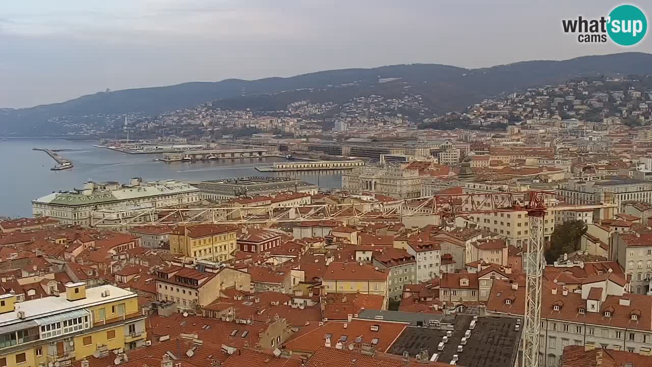 Live-Webcam Triest – Panorama der Stadt, des Golfs, der Seestation und des Schlosses Miramare