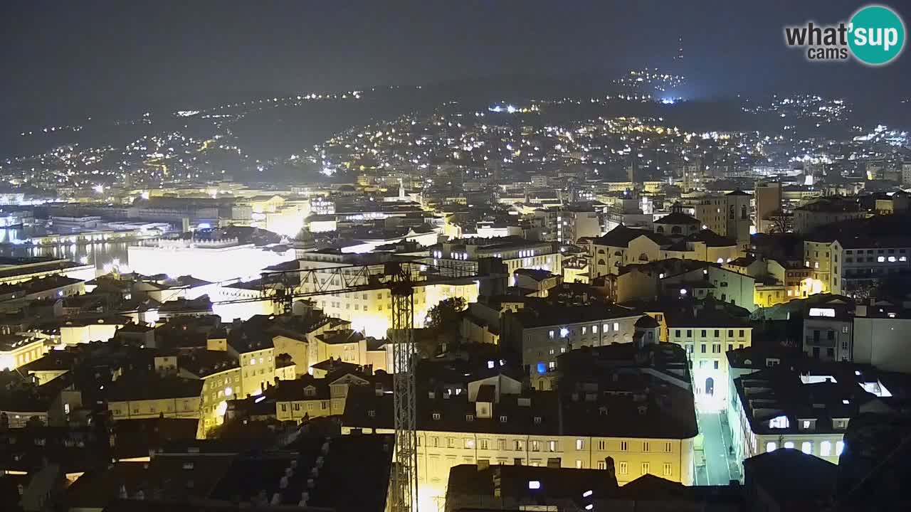 Webcam Trieste –  Vista desde el santuario Monte Grisa