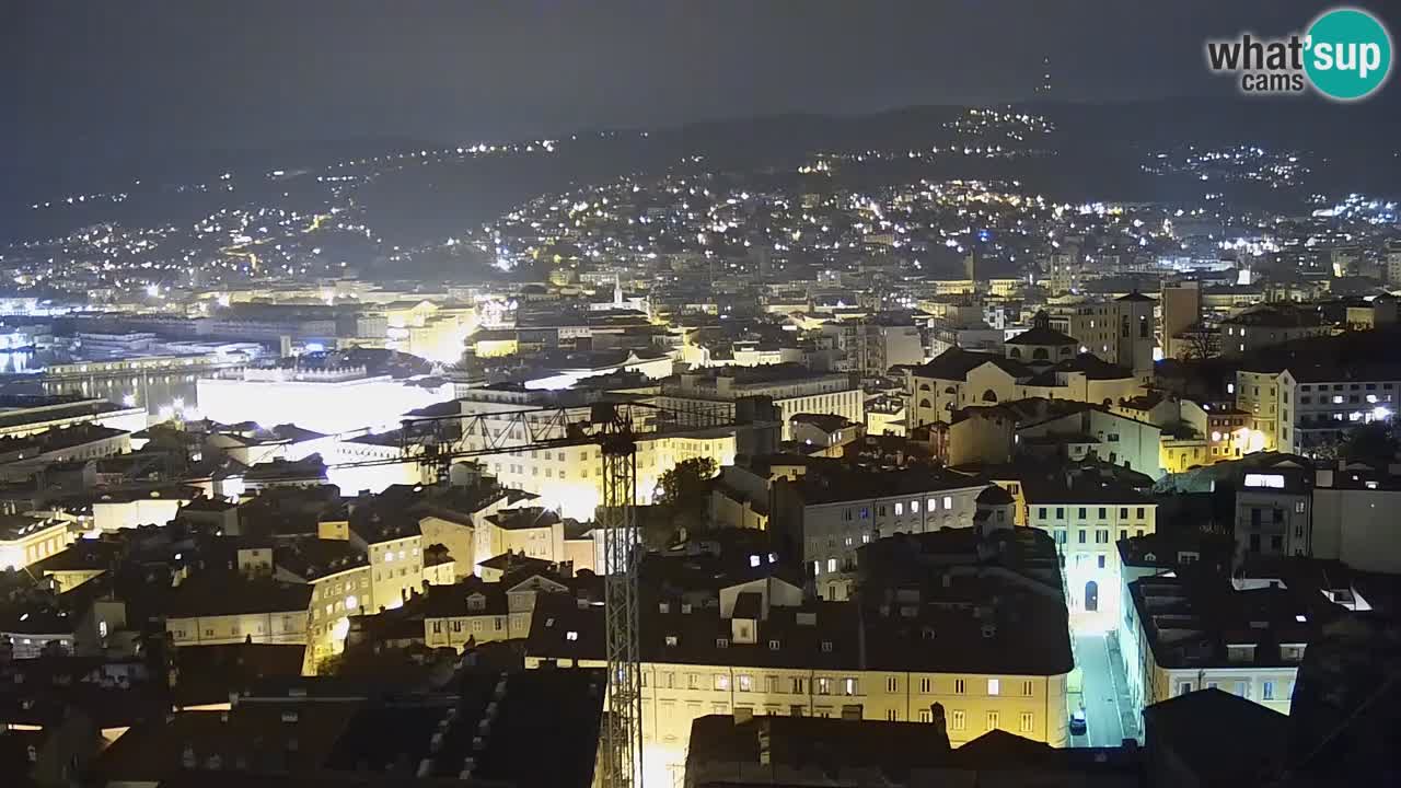 Webcam Trieste –  Vista desde el santuario Monte Grisa