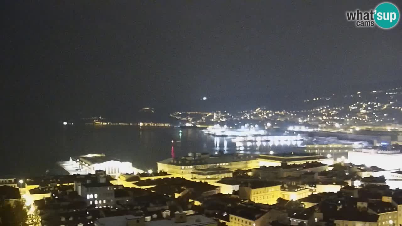 Webcam Trieste –  Vista desde el santuario Monte Grisa