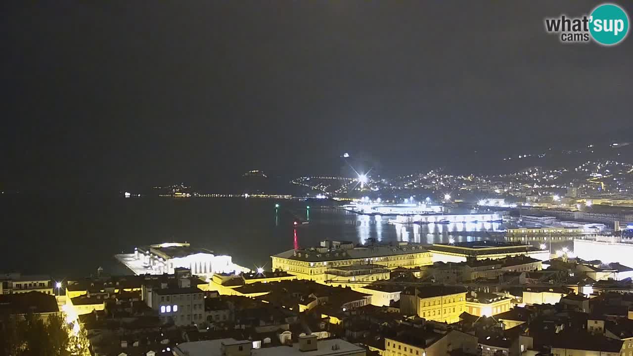 Webcam Trieste –  Vista desde el santuario Monte Grisa