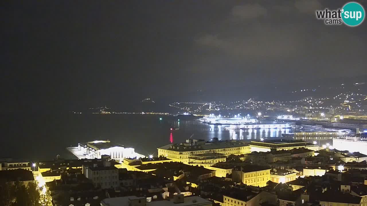 Webcam Trieste –  Vista desde el santuario Monte Grisa