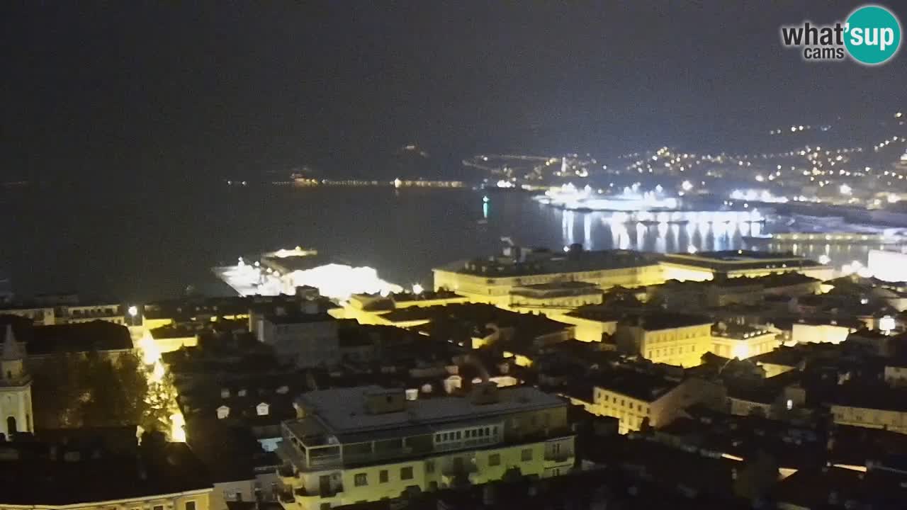 Webcam Trieste –  Vista desde el santuario Monte Grisa