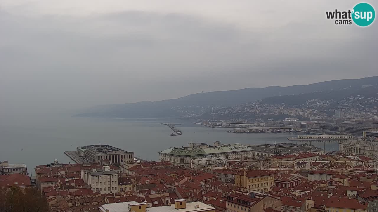 Webcam Trieste –  Vista desde el santuario Monte Grisa