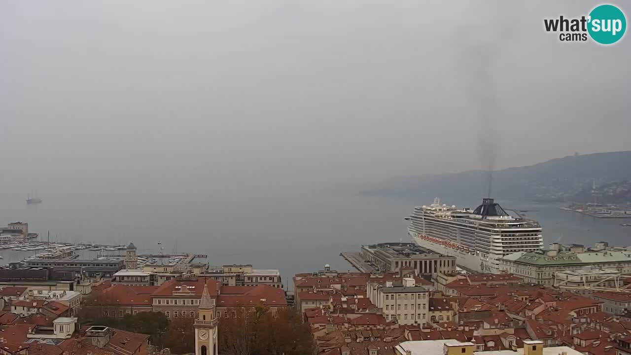 Webcam Trieste – Panorama dal Santuario Monte Grisa