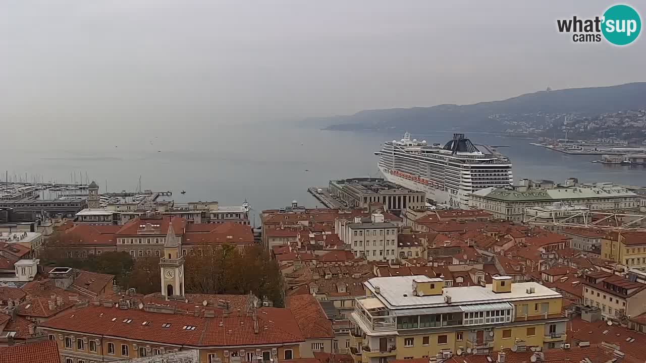 Webcam Trieste – Panorama dal Santuario Monte Grisa