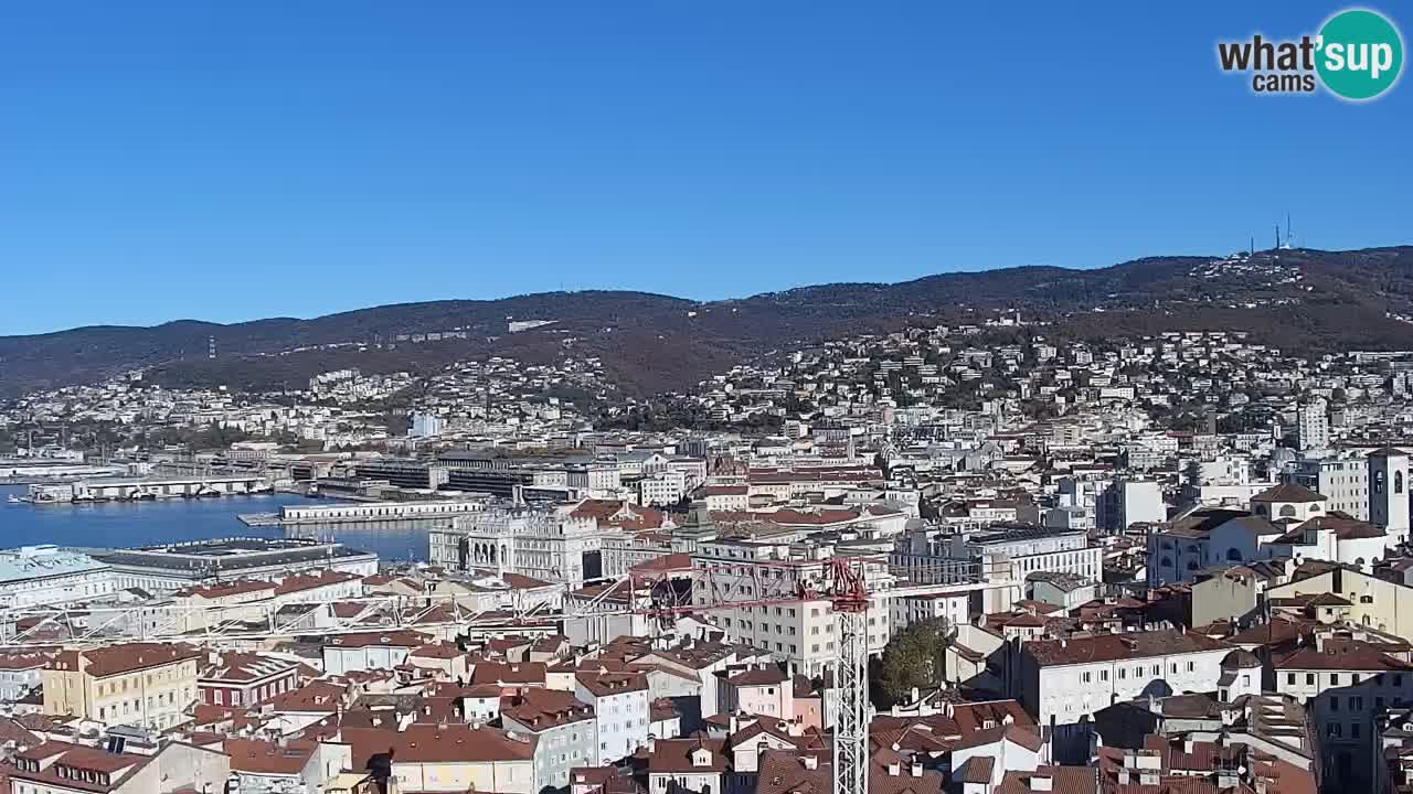 Web kamera Trst – pogled sa svetišta Monte Grisa