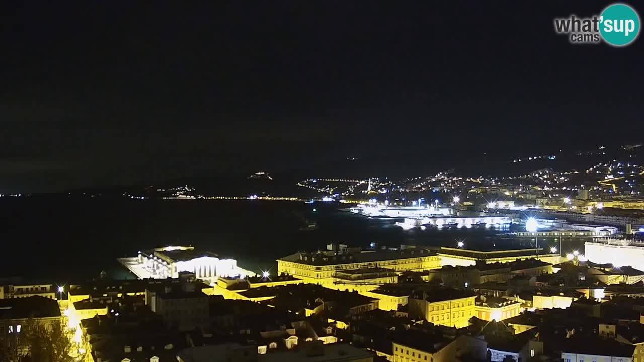 Live-Webcam Triest – Panorama der Stadt, des Golfs, der Seestation und des Schlosses Miramare