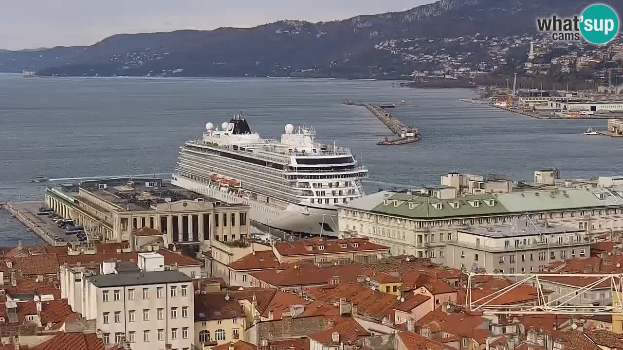 Webcam Trieste –  Vista desde el santuario Monte Grisa