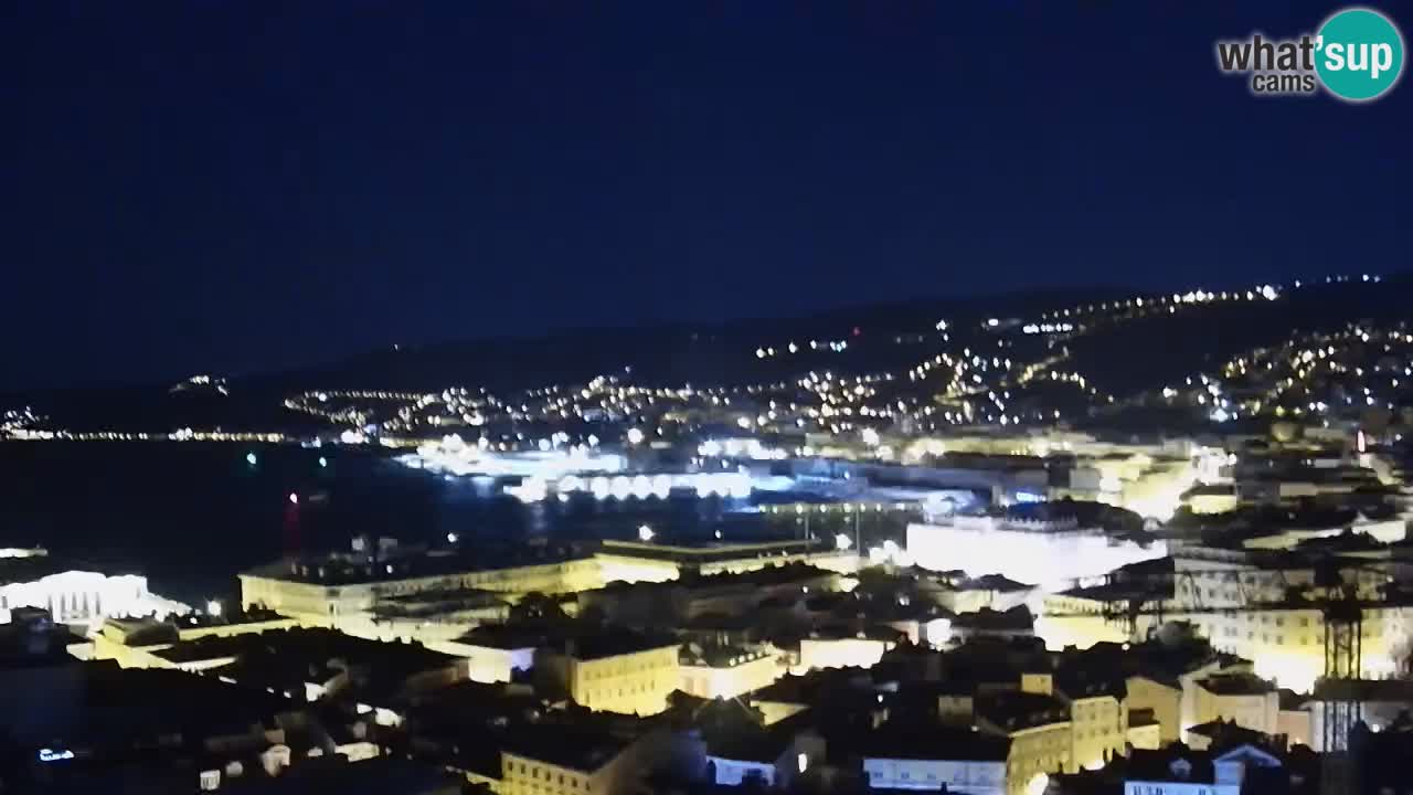 Webcam Trieste –  Vista desde el santuario Monte Grisa