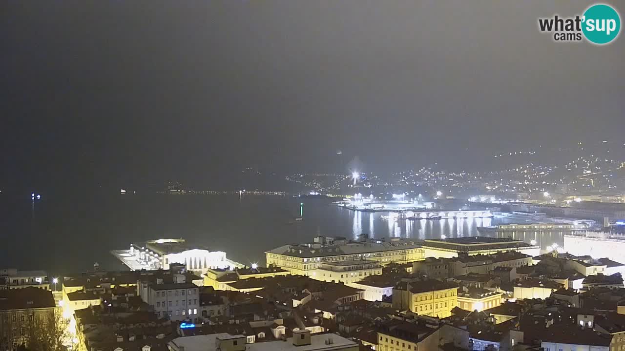 Webcam Trieste –  Vista desde el santuario Monte Grisa