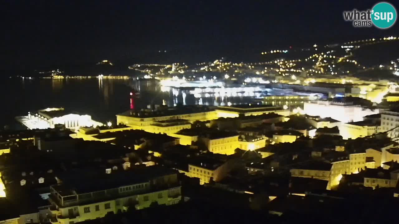 Webcam Trieste –  Vista desde el santuario Monte Grisa