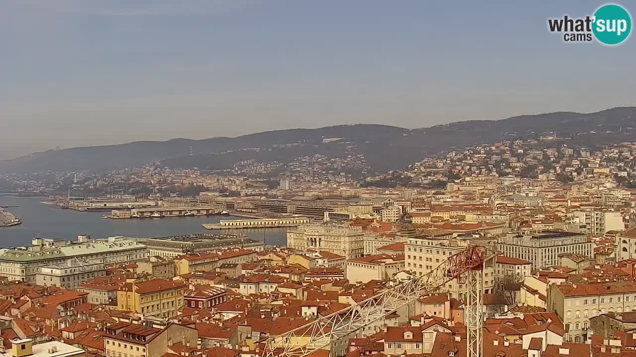 Webcam Trieste – Vue du sanctuaire Monte Grisa