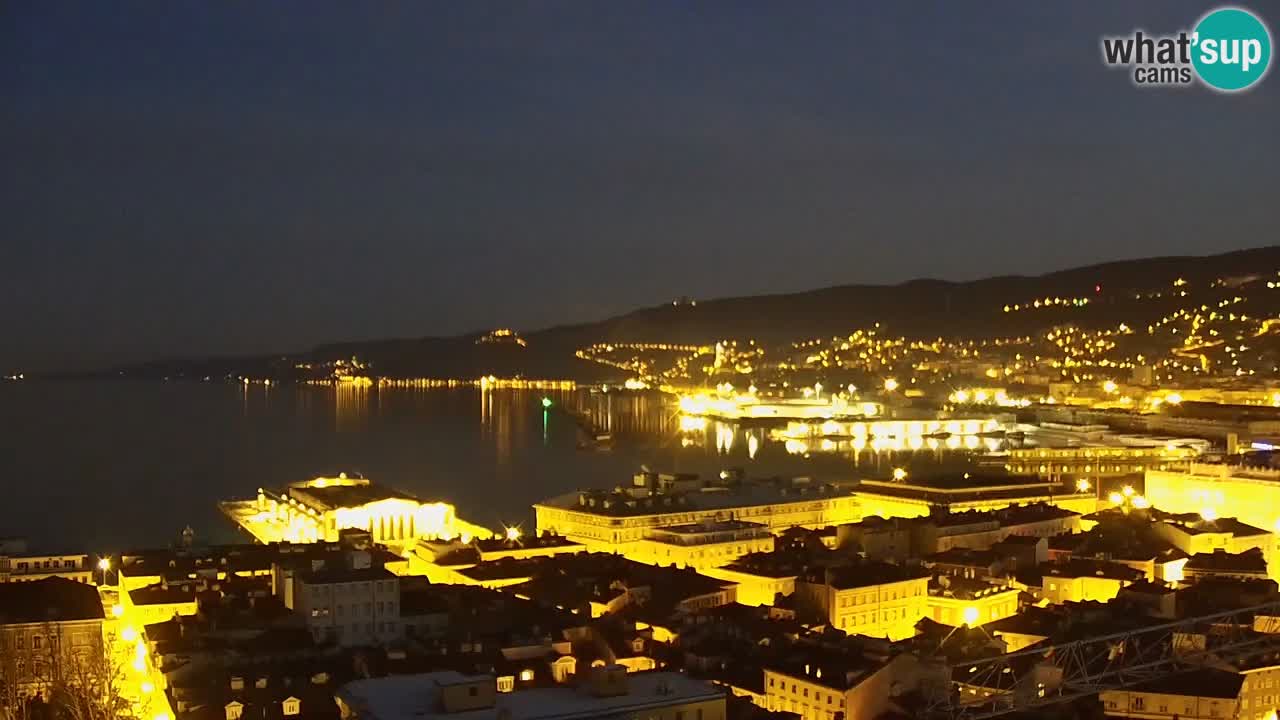 Webcam Trieste –  Vista desde el santuario Monte Grisa