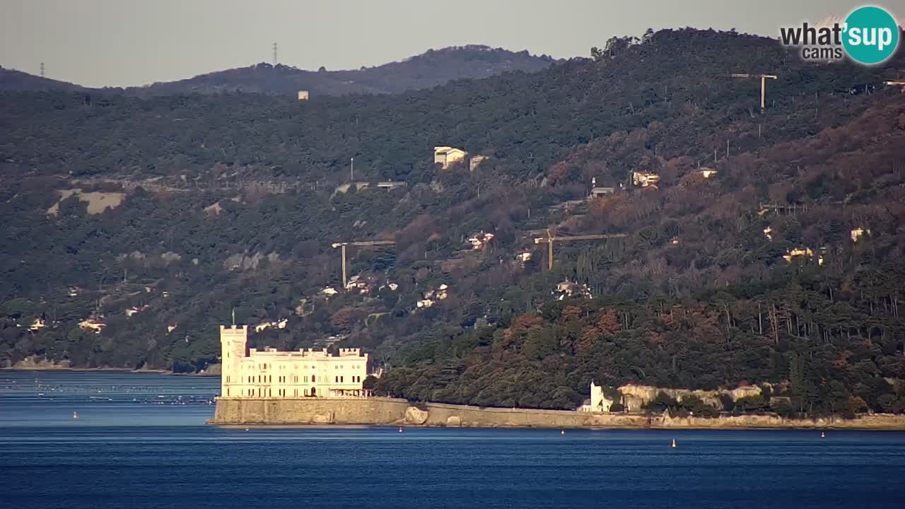 Webcam Trieste –  Vista desde el santuario Monte Grisa