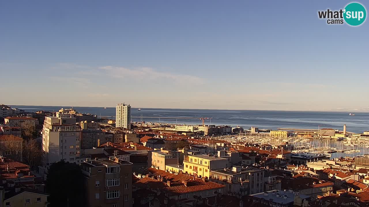 Webcam Trieste – Vue du sanctuaire Monte Grisa