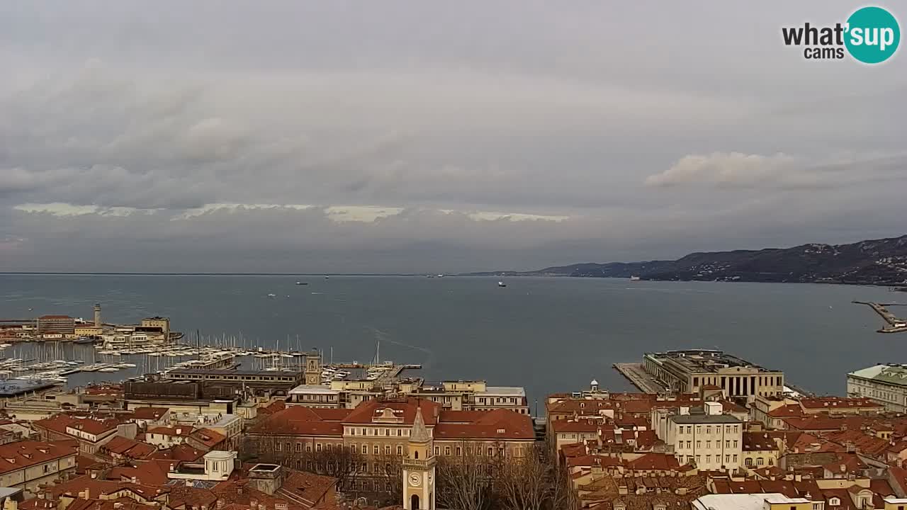 Webcam Triest – Blick vom Heiligtum Monte Grisa