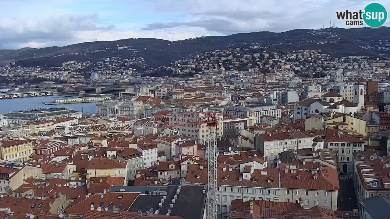 Webcam Trieste – Vue du sanctuaire Monte Grisa