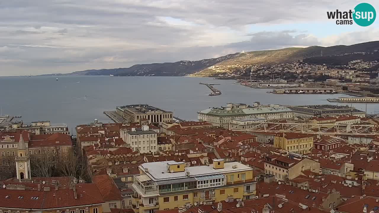 Webcam Triest – Blick vom Heiligtum Monte Grisa