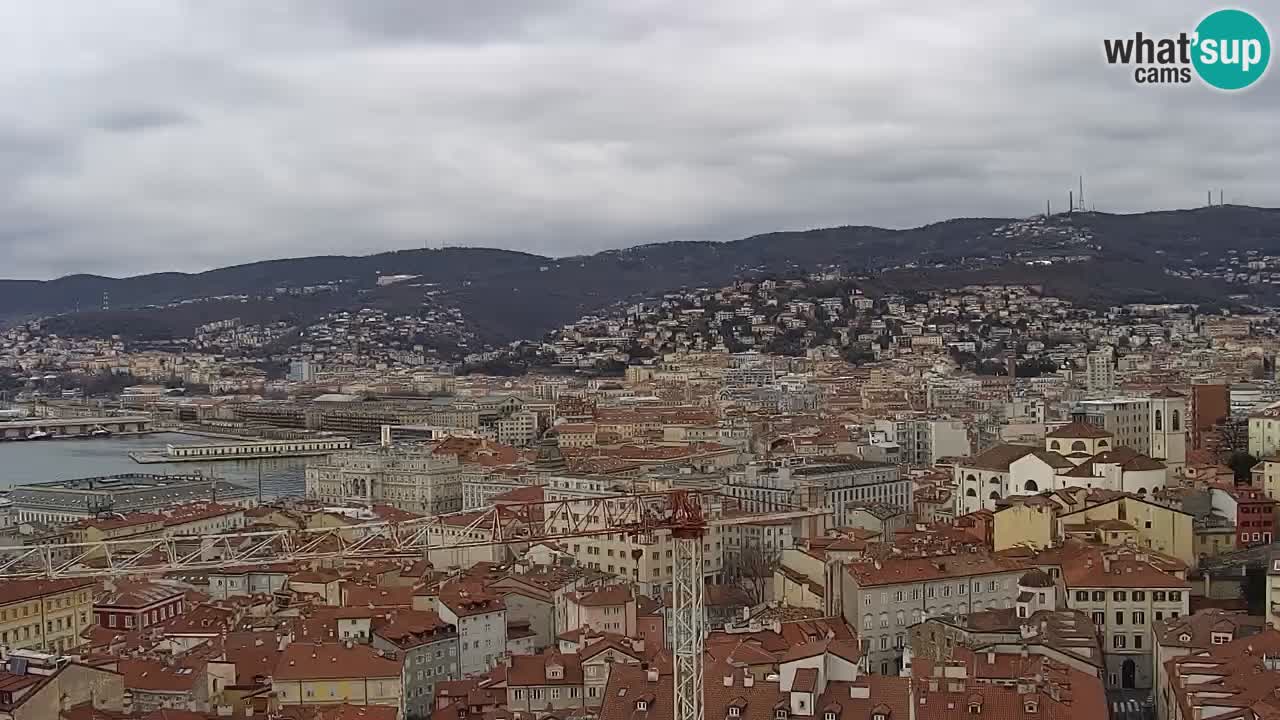 Webcam Trieste – Vue du sanctuaire Monte Grisa