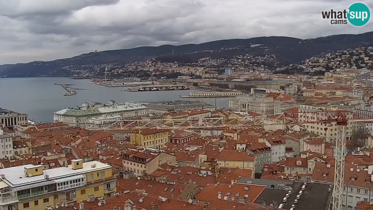 Webcam Trieste –  Vista desde el santuario Monte Grisa