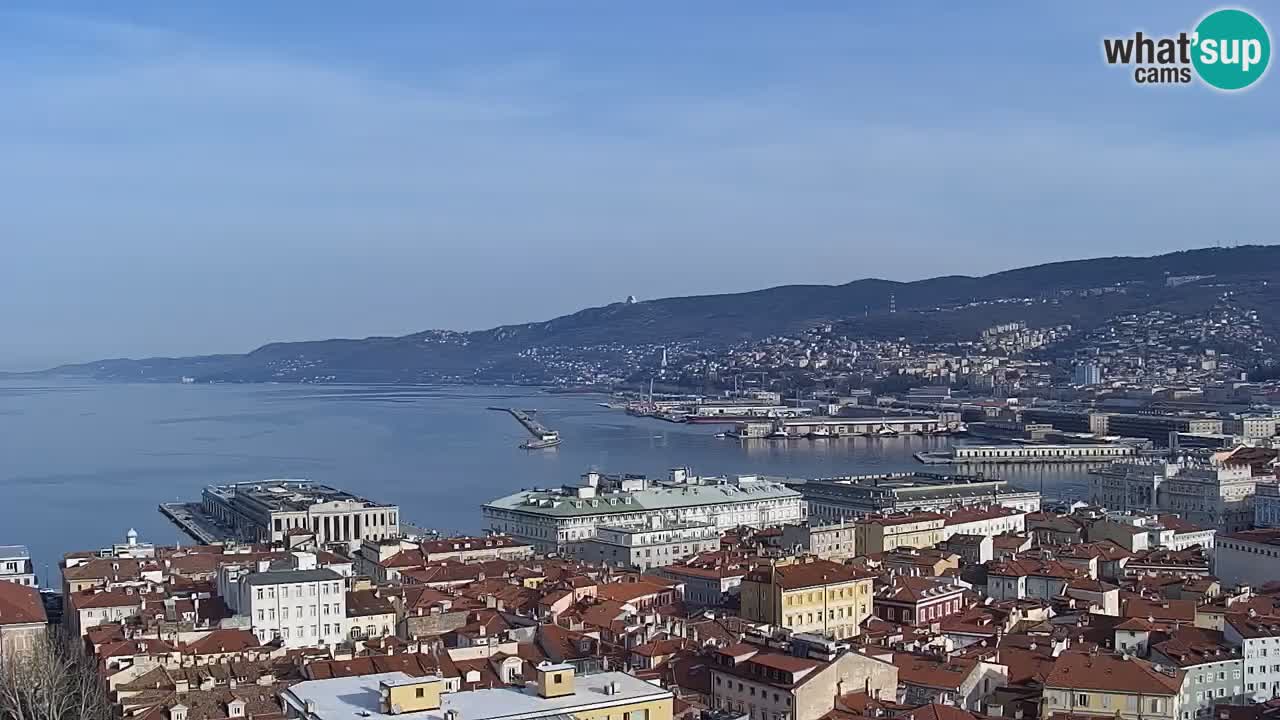 Webcam Trieste – Vue du sanctuaire Monte Grisa