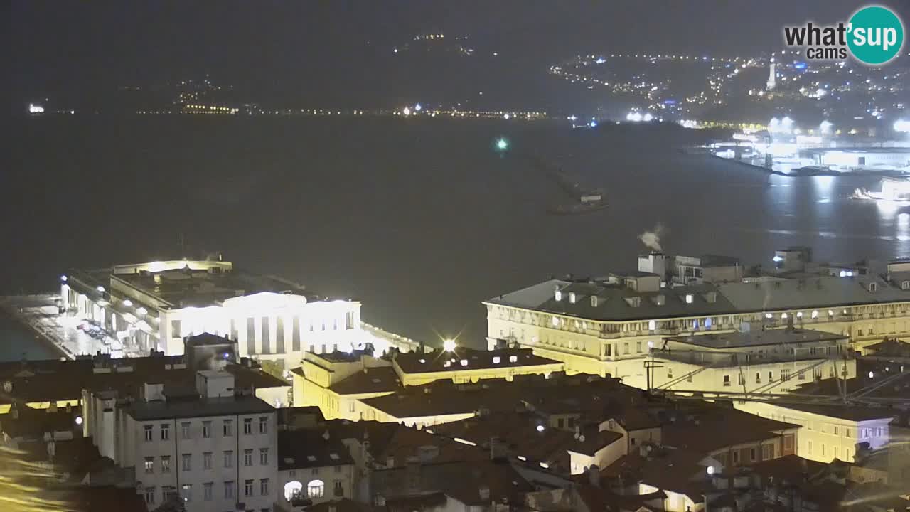 Webcam Trieste –  Vista desde el santuario Monte Grisa