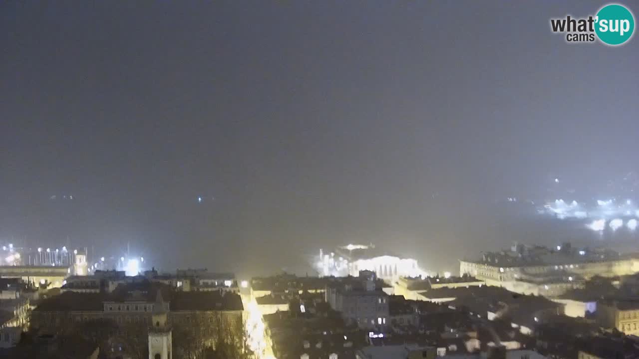 Webcam Trieste –  Vista desde el santuario Monte Grisa