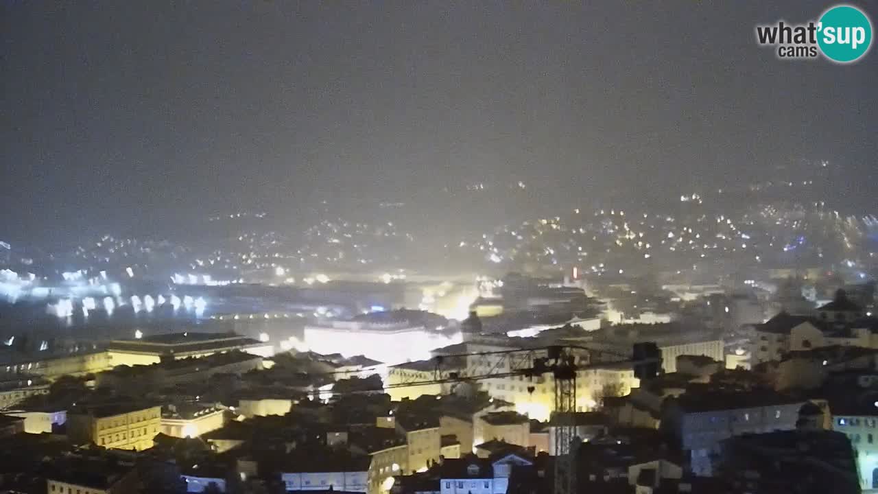 Webcam Trieste – Vue du sanctuaire Monte Grisa