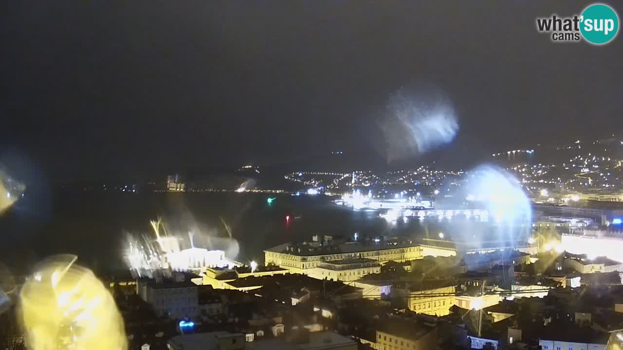 Live webcam Trieste – Panorama of the city, the Gulf, the maritime station and the Miramare castle