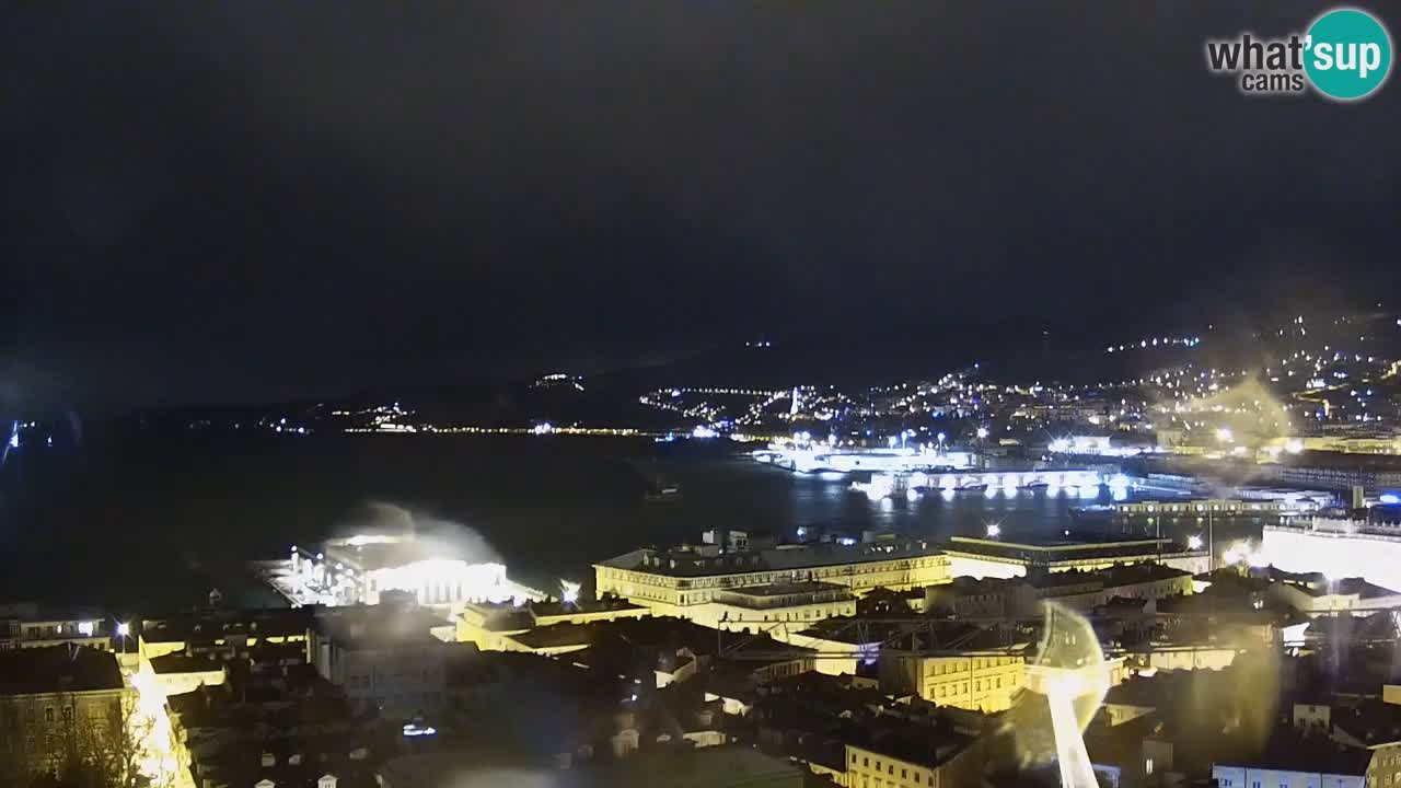 Webcam Trieste – Vue du sanctuaire Monte Grisa