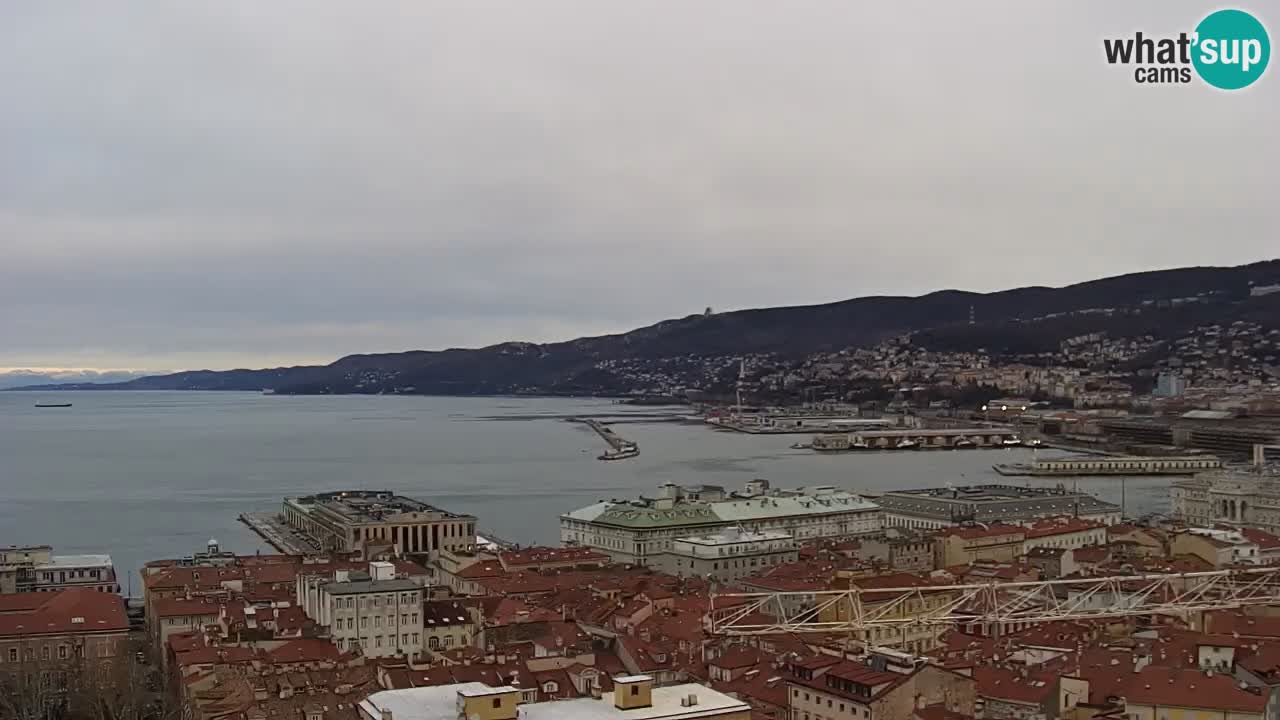 Webcam Trieste – Vue du sanctuaire Monte Grisa